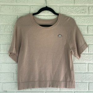 Blush cashmere blend sweater
